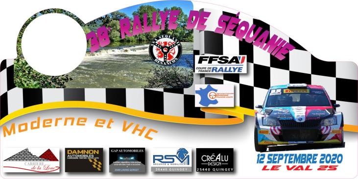 Plaques Rallye organisation